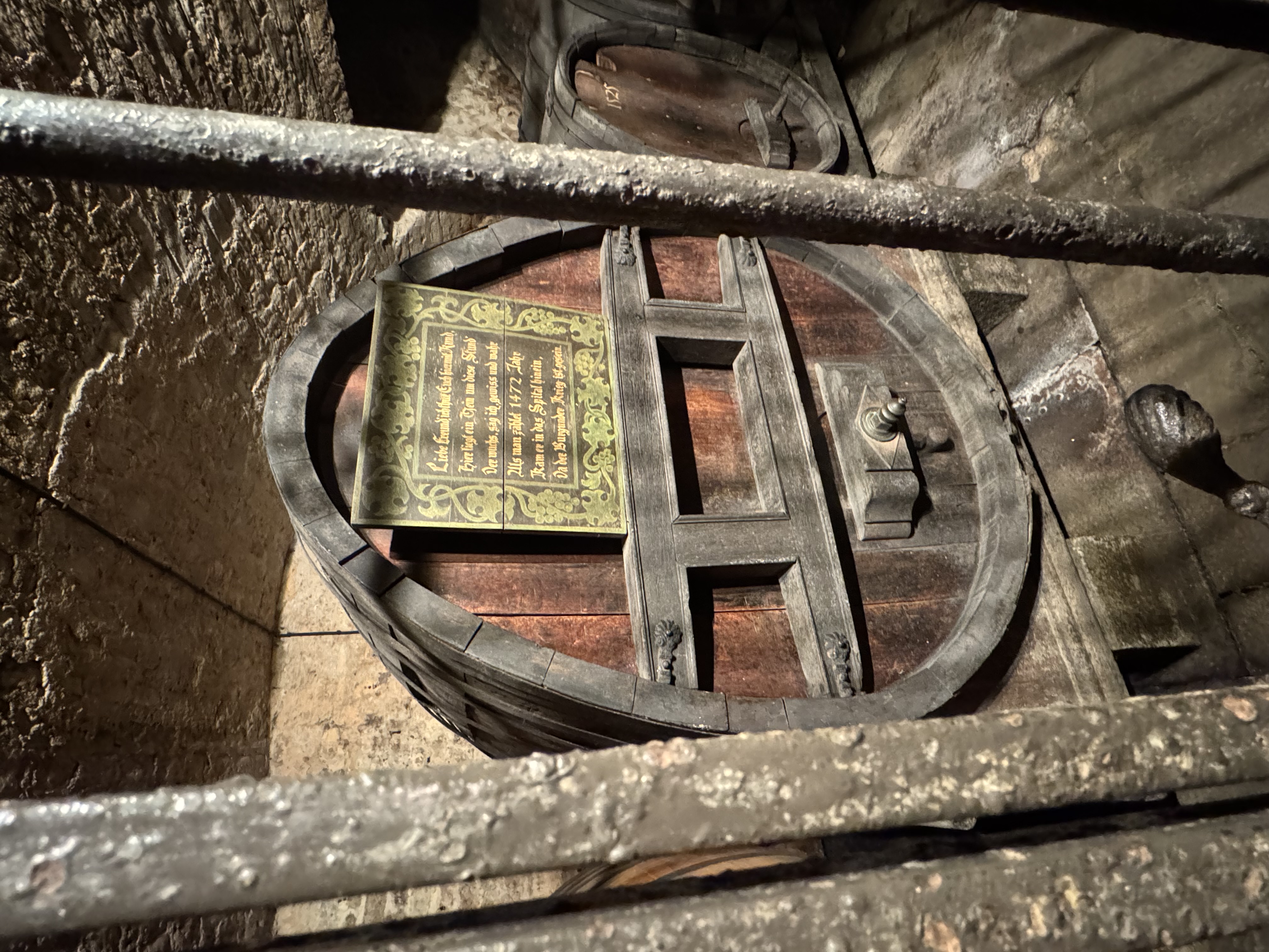 Weinfass aus dem Jahr 1472